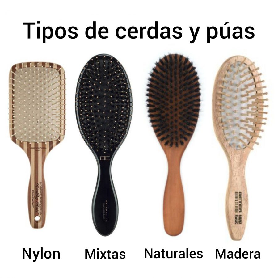 cepillo de pelo cerdas naturales para cabello fino pelo peine naturales y  suave